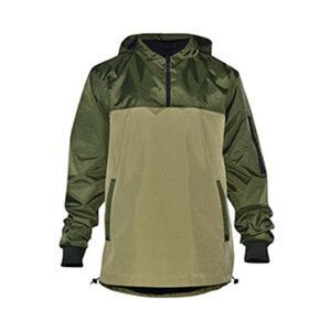 Delta Windbreaker Jacket Olive Green Size Large